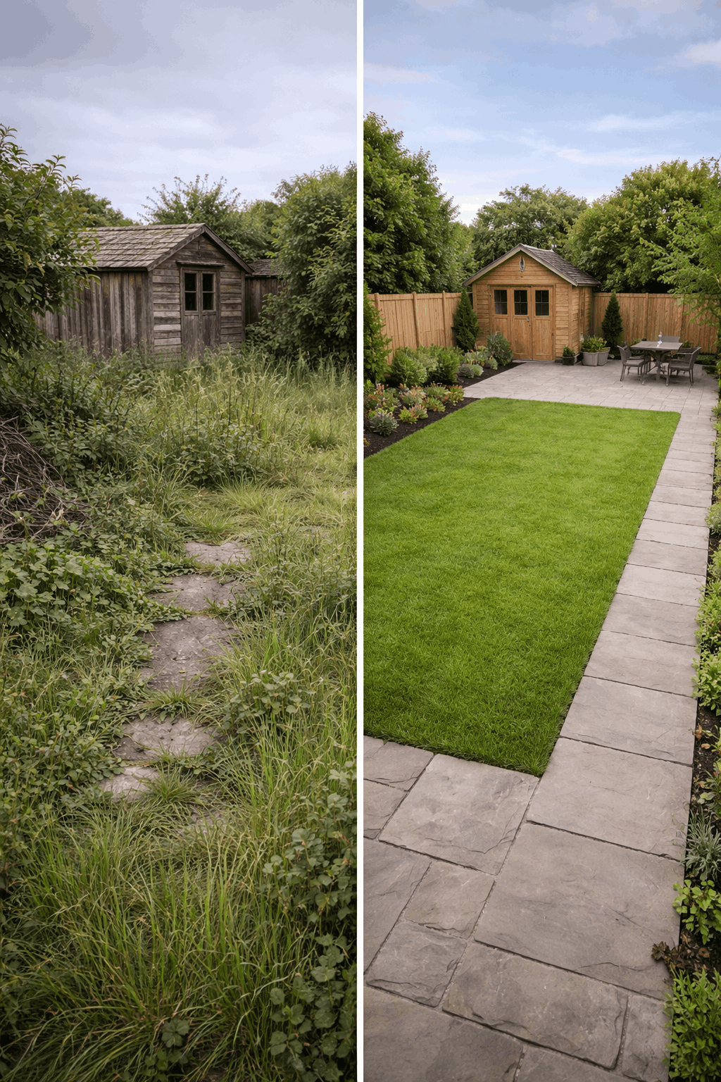 Garden Transformation in Hampshire