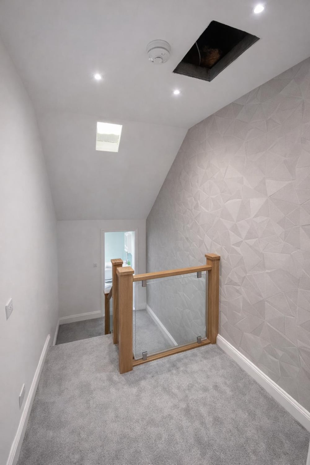 stairs and hallway makeover